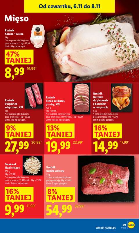 Lidl - gazetka promocyjna Oferta od czwartku od czwartku 06.11 do soboty 08.11 - strona 29