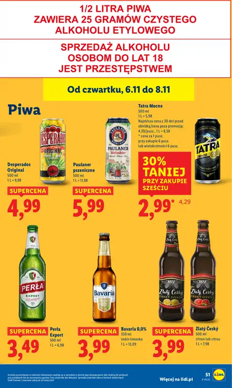 Lidl - gazetka promocyjna Oferta od czwartku od czwartku 06.11 do soboty 08.11 - strona 57