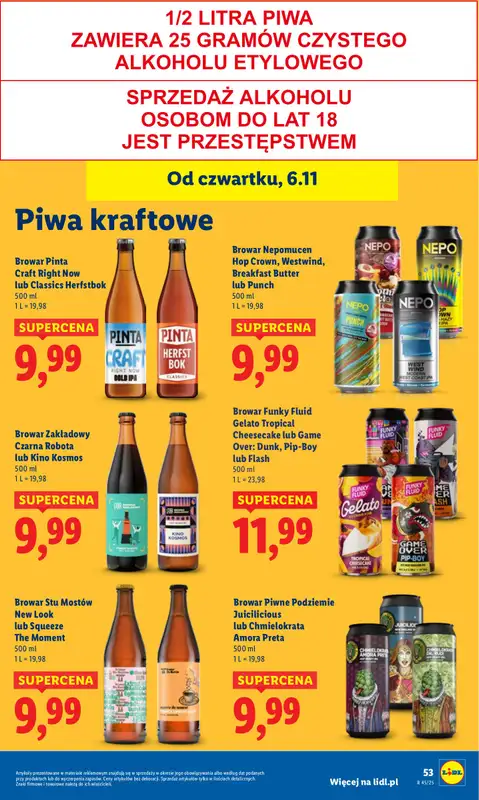 Lidl - gazetka promocyjna Oferta od czwartku od czwartku 06.11 do soboty 08.11 - strona 59