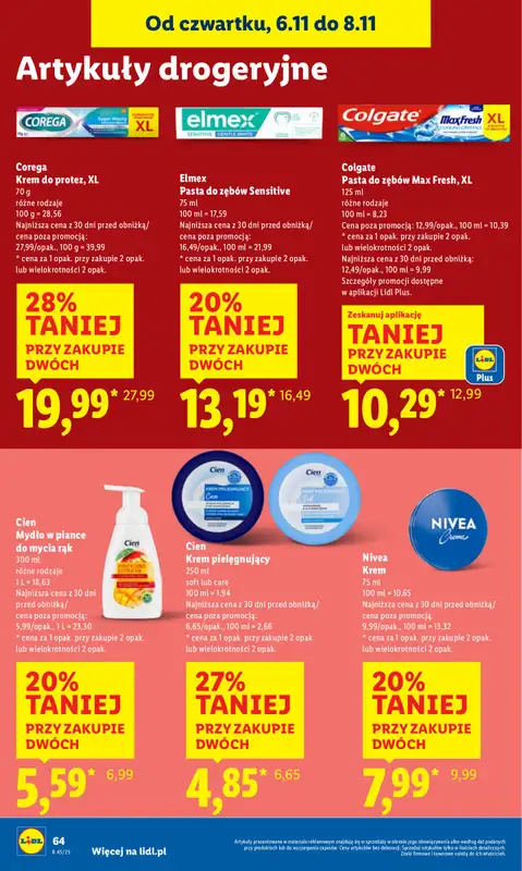 Lidl - gazetka promocyjna Oferta od czwartku od czwartku 06.11 do soboty 08.11 - strona 66