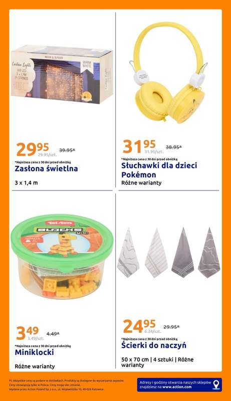 Action - gazetka promocyjna Gazetka od środy 05.11 do wtorku 11.11 - strona 29