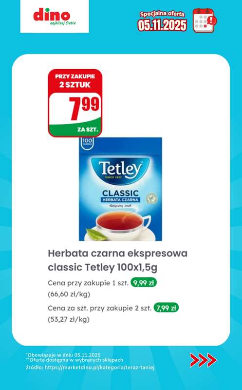 Dino - gazetka promocyjna Specjalna oferta na 05.11.2025 - promocje spoza gazetki od środy 05.11 do środy 05.11 - strona 8