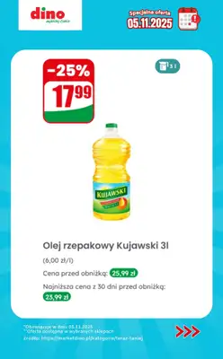 Dino - gazetka promocyjna Specjalna oferta na 05.11.2025 - promocje spoza gazetki od środy 05.11 do środy 05.11 - strona 11