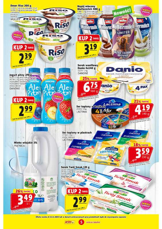 Prim Market - gazetka promocyjna Gazetka od czwartku 06.11 do środy 12.11 - strona 5