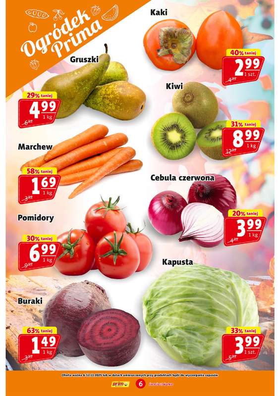 Prim Market - gazetka promocyjna Gazetka od czwartku 06.11 do środy 12.11 - strona 6