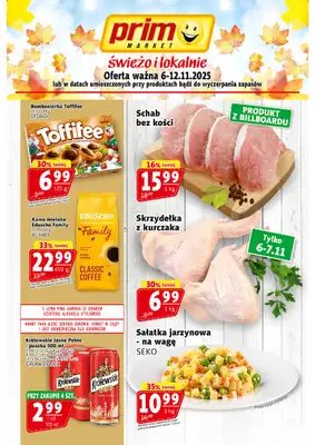 Prim Market - gazetka promocyjna Gazetka od czwartku 06.11 do środy 12.11