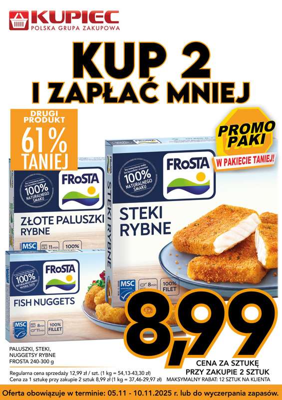 Kupiec - gazetka promocyjna Promopaki od środy 05.11 do poniedziałku 10.11 - strona 7