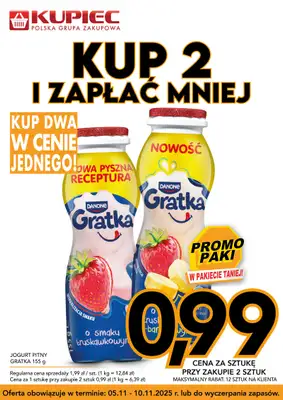 Kupiec - gazetka promocyjna Promopaki od środy 05.11 do poniedziałku 10.11 - strona 3