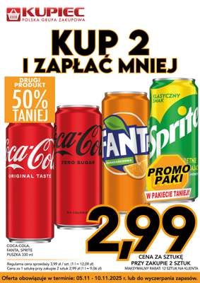 Kupiec - gazetka promocyjna Promopaki od środy 05.11 do poniedziałku 10.11 - strona 2