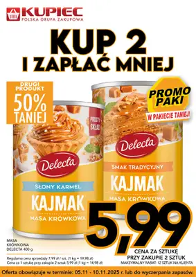 Kupiec - gazetka promocyjna Promopaki od środy 05.11 do poniedziałku 10.11 - strona 5
