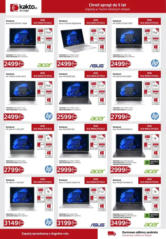 kakto.pl - gazetka promocyjna Gazetka od piątku 07.11 do niedzieli 30.11 - strona 10