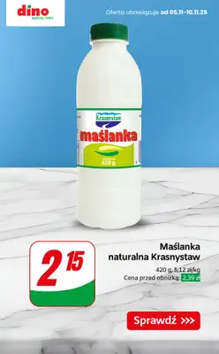 Dino - gazetka promocyjna Nabiał w SUPER cenach! od czwartku 06.11 do wtorku 11.11 - strona 7