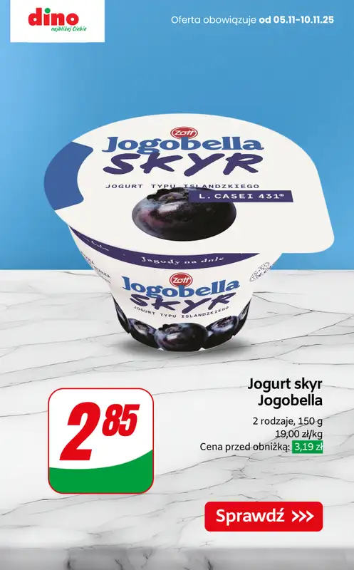 Dino - gazetka promocyjna Nabiał w SUPER cenach! od czwartku 06.11 do wtorku 11.11 - strona 9