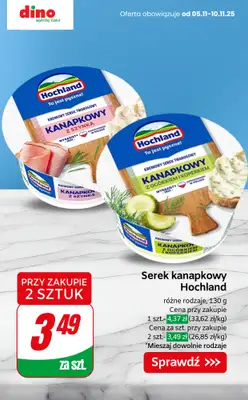 Dino - gazetka promocyjna Nabiał w SUPER cenach! od czwartku 06.11 do wtorku 11.11 - strona 4