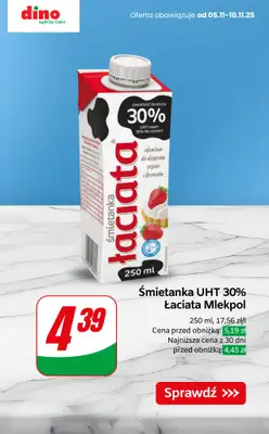 Dino - gazetka promocyjna Nabiał w SUPER cenach! od czwartku 06.11 do wtorku 11.11 - strona 10