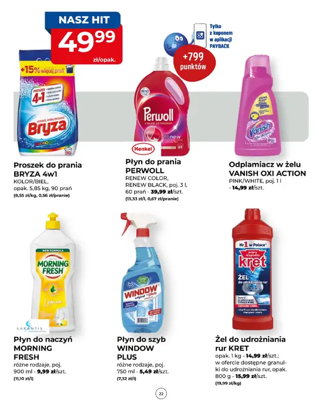 PSB Mrówka - gazetka promocyjna Gazetka od czwartku 06.11 do soboty 15.11 - strona 22