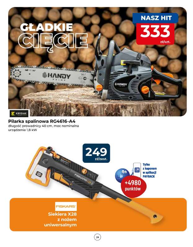 PSB Mrówka - gazetka promocyjna Gazetka od czwartku 06.11 do soboty 15.11 - strona 24