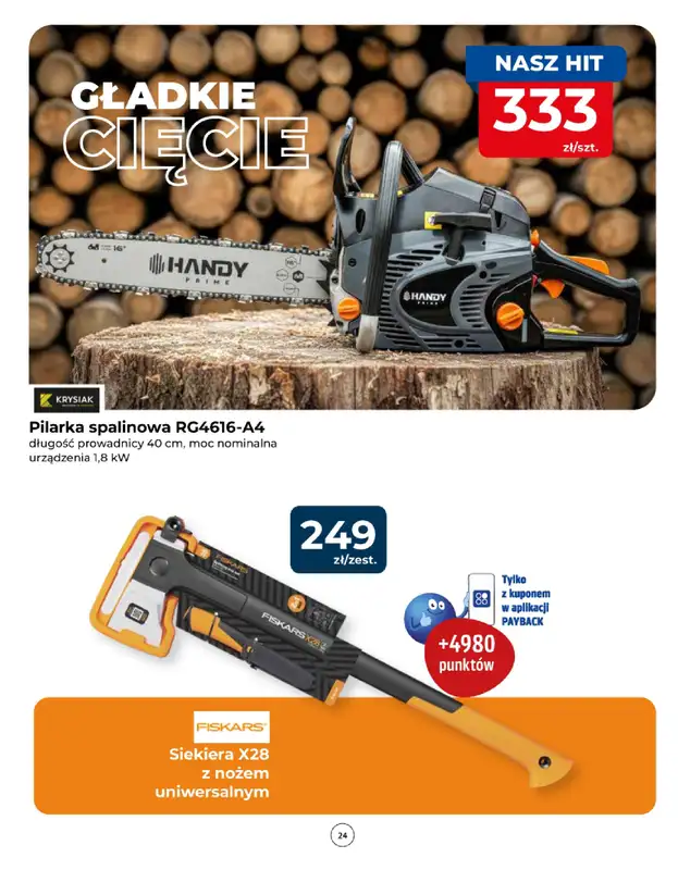 PSB Mrówka - gazetka promocyjna Gazetka od czwartku 06.11 do soboty 15.11 - strona 24