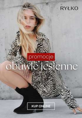 Ryłko - gazetka promocyjna Damskie obuwie jesienne - PROMOCJE od środy 05.11 