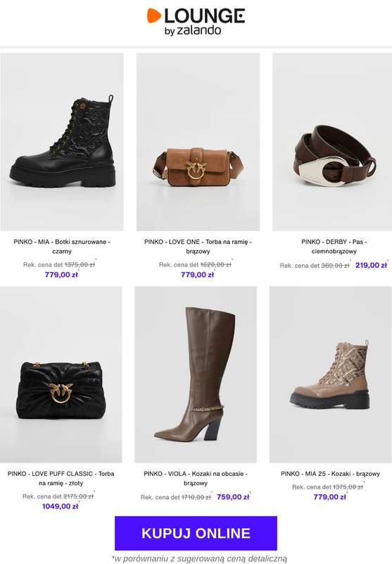 Lounge by Zalando - gazetka promocyjna Do -73% Pinko - Buty & Akcesoria od środy 05.11 do soboty 08.11 - strona 2
