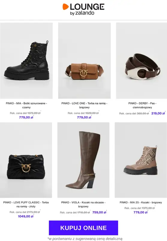 Lounge by Zalando - gazetka promocyjna Do -73% Pinko - Buty & Akcesoria   - strona 2