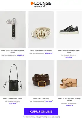 Lounge by Zalando - gazetka promocyjna Do -73% Pinko - Buty & Akcesoria od środy 05.11 do soboty 08.11 - strona 5
