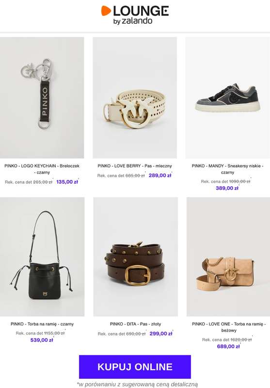 Lounge by Zalando - gazetka promocyjna Do -73% Pinko - Buty & Akcesoria od środy 05.11 do soboty 08.11 - strona 5