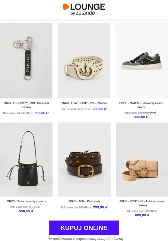 Lounge by Zalando - gazetka promocyjna Do -73% Pinko - Buty & Akcesoria od środy 05.11 do soboty 08.11 - strona 5