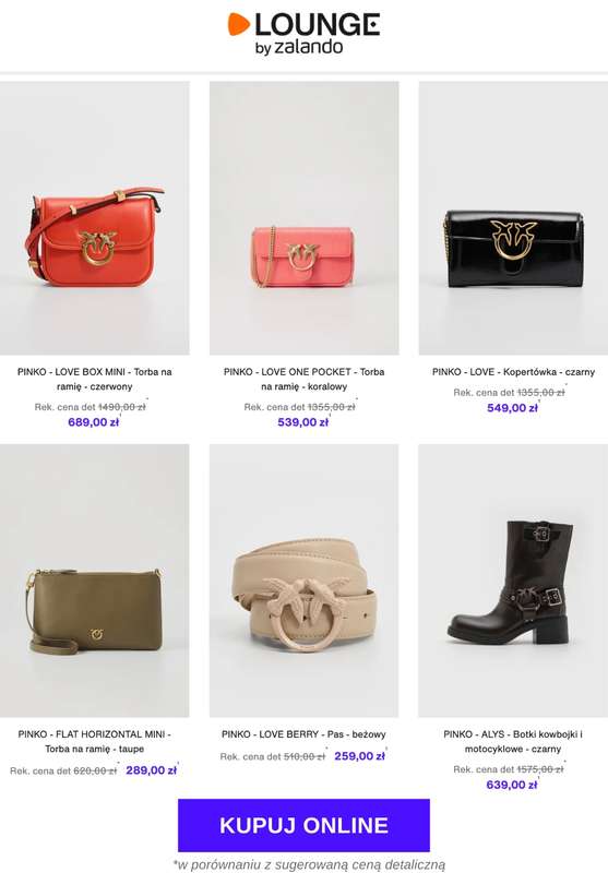 Lounge by Zalando - gazetka promocyjna Do -73% Pinko - Buty & Akcesoria od środy 05.11 do soboty 08.11 - strona 10