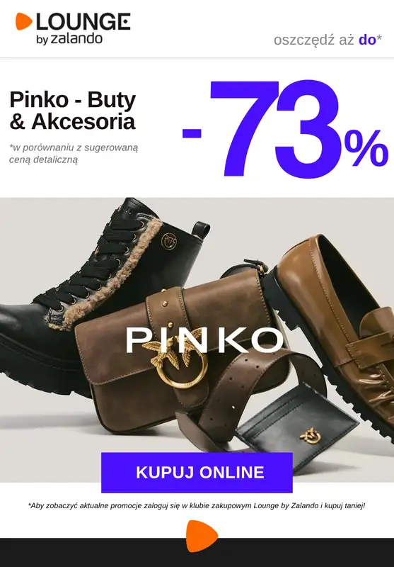 Lounge by Zalando - gazetka promocyjna Do -73% Pinko - Buty & Akcesoria  