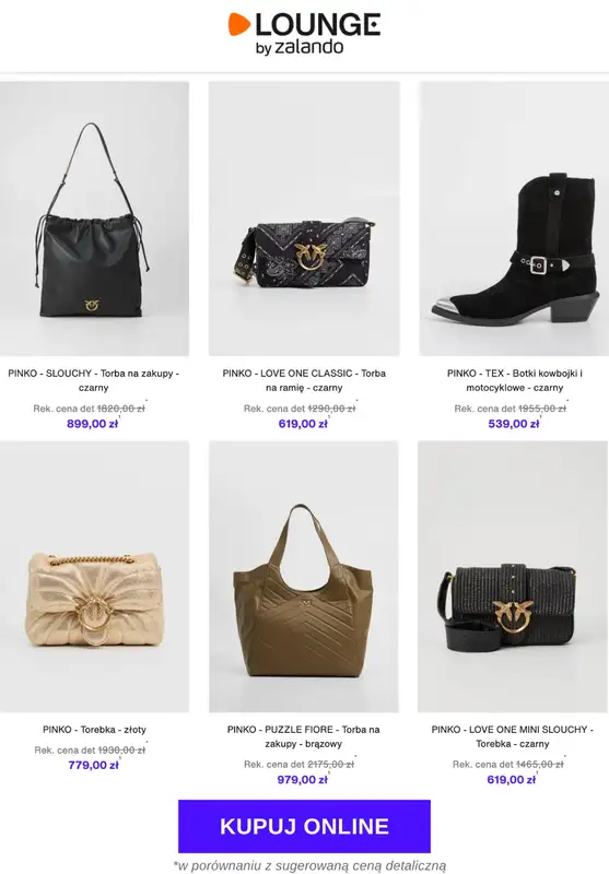 Lounge by Zalando - gazetka promocyjna Do -73% Pinko - Buty & Akcesoria od środy 05.11 do soboty 08.11 - strona 8