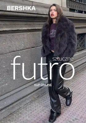 Bershka - gazetka promocyjna Sztuczne futro od środy 05.11 