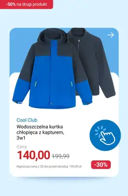 Smyk - gazetka promocyjna -50% na DRUGI PRODUKT: wszystkie ubrania i buty! od środy 05.11 do czwartku 06.11 - strona 14