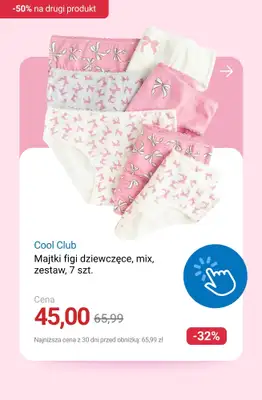 Smyk - gazetka promocyjna -50% na DRUGI PRODUKT: wszystkie ubrania i buty! od środy 05.11 do czwartku 06.11 - strona 4