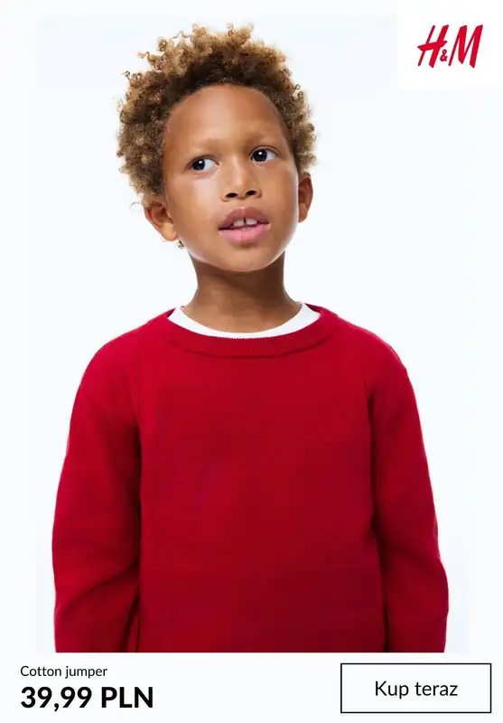 H&M - gazetka promocyjna Swetry dziecięce od środy 05.11  - strona 3