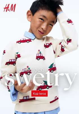 H&M - gazetka promocyjna Swetry dziecięce od środy 05.11 