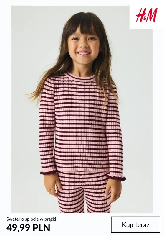 H&M - gazetka promocyjna Swetry dziecięce od środy 05.11  - strona 6
