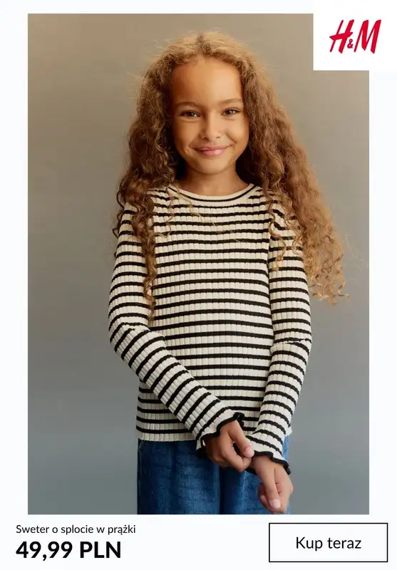 H&M - gazetka promocyjna Swetry dziecięce od środy 05.11  - strona 7