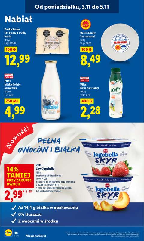 Lidl - gazetka promocyjna Oferta od poniedziałku od poniedziałku 03.11 do środy 05.11 - strona 40