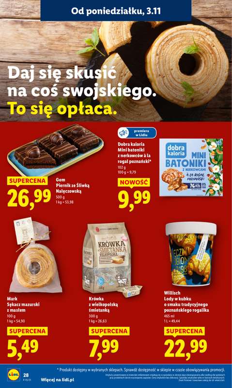 Lidl - gazetka promocyjna Oferta od poniedziałku od poniedziałku 03.11 do środy 05.11 - strona 30