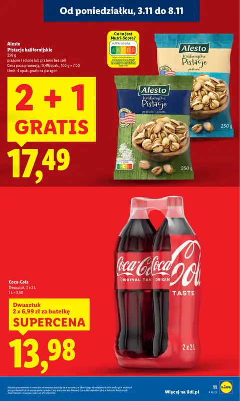 Lidl - gazetka promocyjna Oferta od poniedziałku od poniedziałku 03.11 do środy 05.11 - strona 11