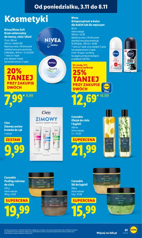 Lidl - gazetka promocyjna Oferta od poniedziałku od poniedziałku 03.11 do środy 05.11 - strona 65