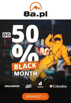 BLACK FRIDAY - gazetka promocyjna 8a.pl | Do -50% Black Month od środy 05.11 