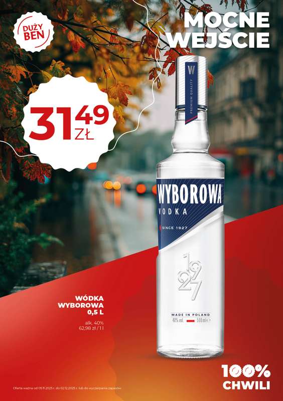 Duży Ben - gazetka promocyjna Gazetka alkoholowa od środy 05.11 do wtorku 02.12 - strona 21