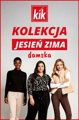 KiK - gazetka promocyjna Kolekcja jesień–zima dla niej w supercenach! od środy 05.11 