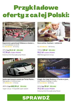 BLACK FRIDAY - gazetka promocyjna Groupon | Najlepsze okazje na Black Friday od środy 05.11  - strona 8