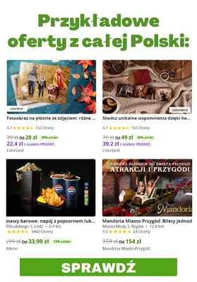 BLACK FRIDAY - gazetka promocyjna Groupon | Najlepsze okazje na Black Friday od środy 05.11  - strona 7