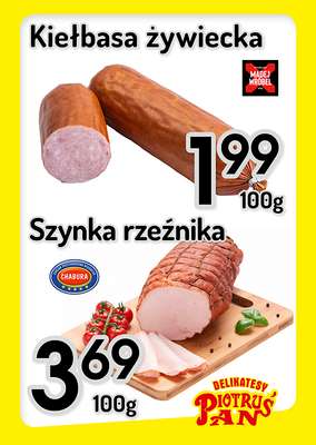 Delikatesy Piotruś Pan - gazetka promocyjna Plakaty promocyjne od środy 05.11 do środy 12.11