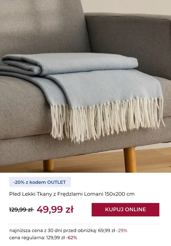 home&you - gazetka promocyjna -20% na wybrane produkty OUTLET od środy 05.11 do czwartku 13.11 - strona 11