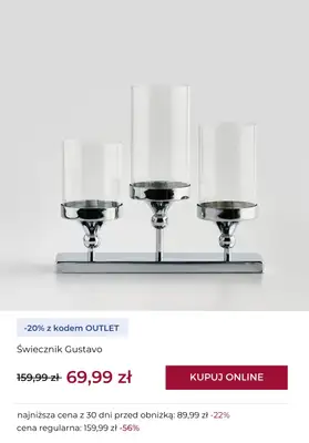 home&you - gazetka promocyjna -20% na wybrane produkty OUTLET od środy 05.11 do czwartku 13.11 - strona 8